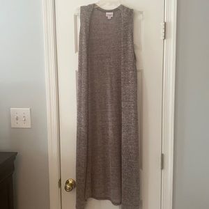 Lularoe Joy sleeveless cardigan, Small